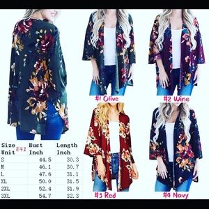 Floral kimonos!!